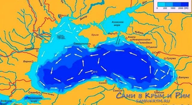 Карта-глубин-в-Черном-море
