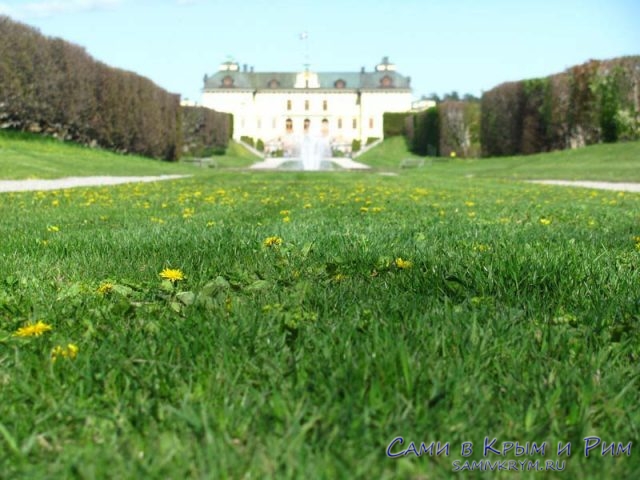зеленая-трава-перед-дворцом