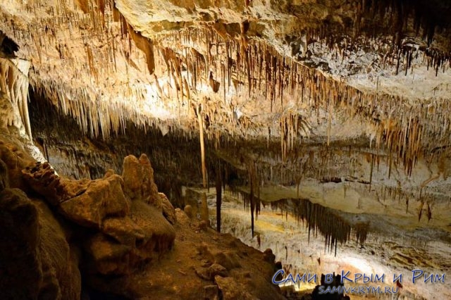 Фото в крымской пещере