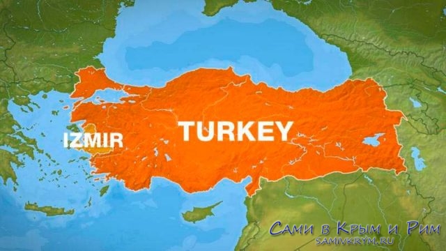 Измир-на-карте-Турции