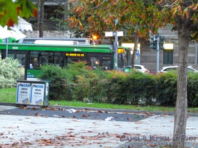 Автобусный парк Милана