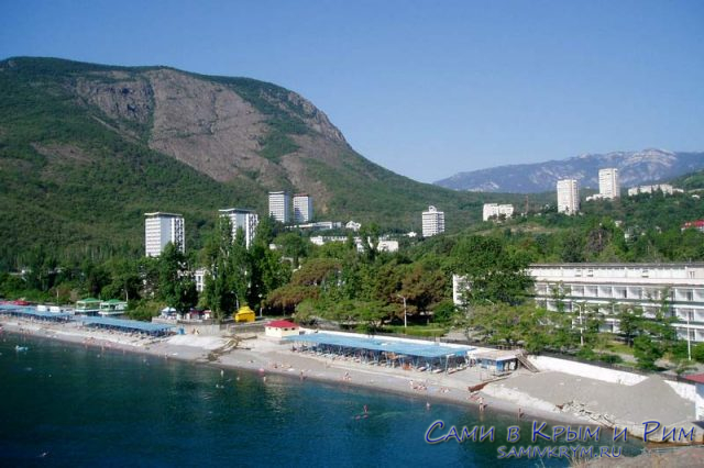 Набережная санатория Крым