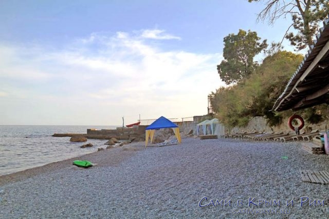 Пляж детского лагеря Ай-Тодор