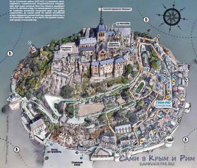 Карта-замка-Сен-Мишель