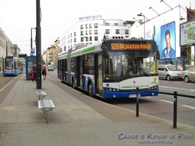 Автобусы в Кракове