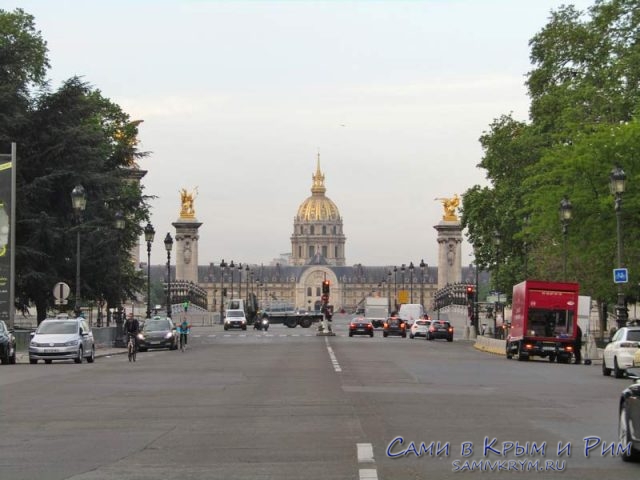 Широкие парижские проспекты