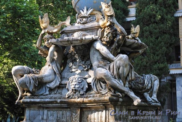 Скульптурная-группа-фонтана-Богиня-Ночи