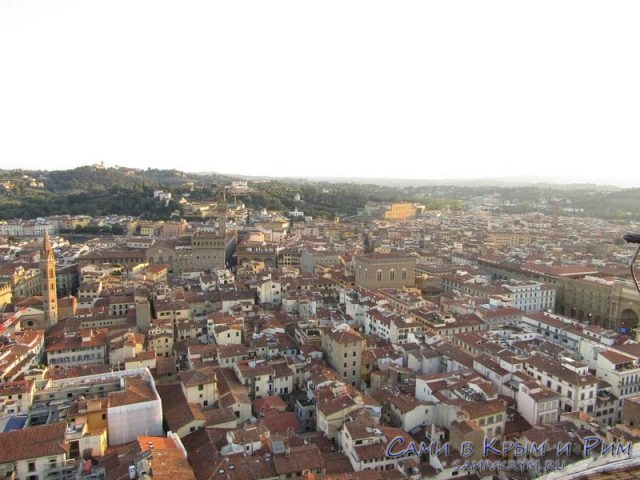 Вид на Флоренцию сверху