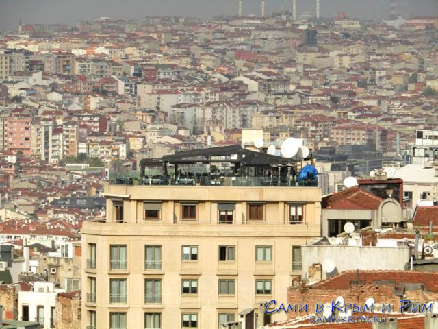Рестораны Стамбула на крышах домов