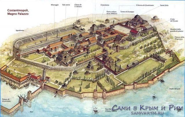 План-Большого-дворца-в-Константинополе
