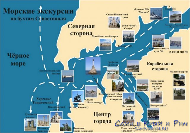 Морские прогулки в Севастополе
