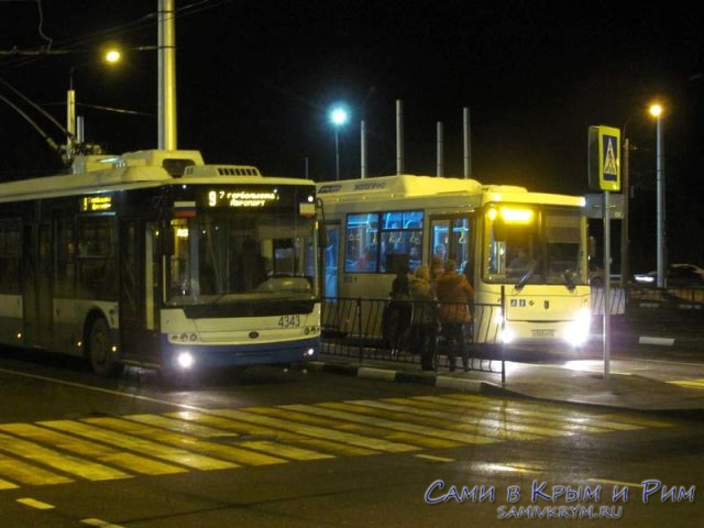 Маршрут троллейбуса 52 симферополь ялта с остановками на карте с остановками