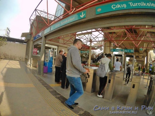 Турникеты на метро