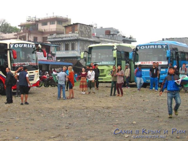 Автовокзал в Покхаре