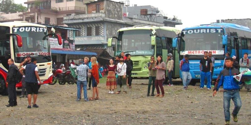 Автовокзал в Покхаре
