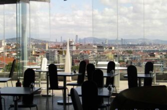 Вид на Стамбул из ресторана 360