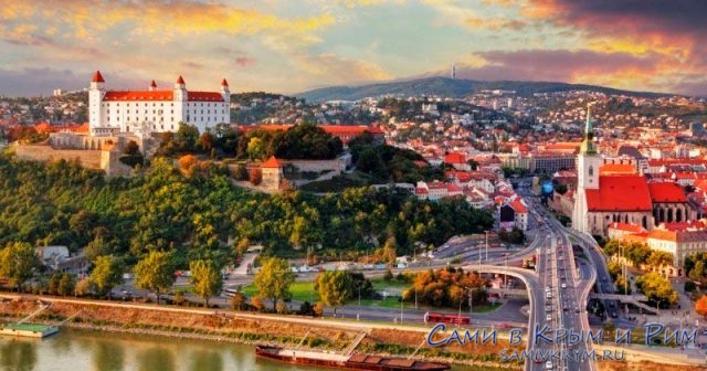 Братиславский град и Новый мост