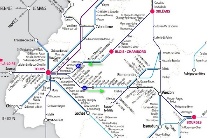 Региональные поезда долины Луары