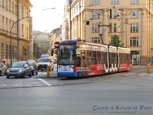 Трамваи в Кракове