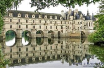 chateau-de-chenonceau на реке Шер