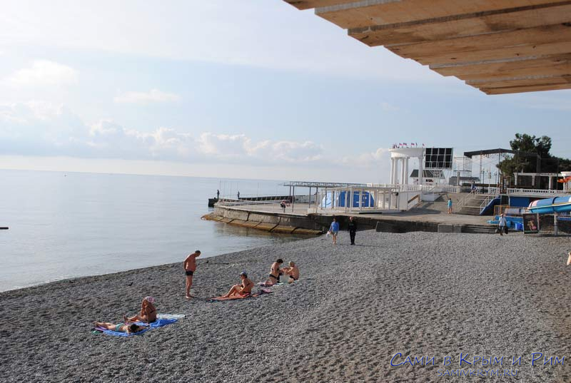 Алушта лазурное пляж Алушта лазурное пляж