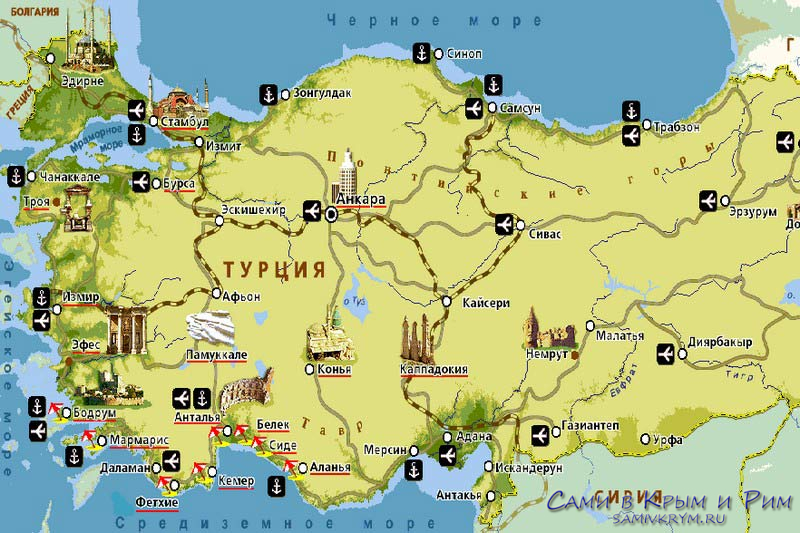 Все города турции Все города турции