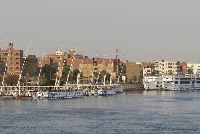 Фелюки и лодки в Ниле