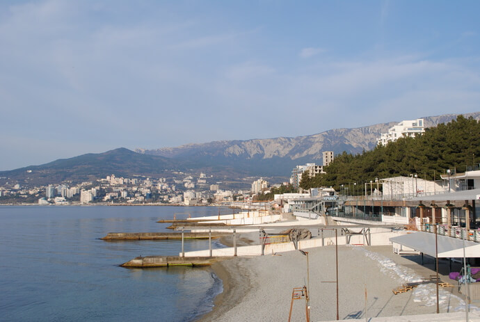 Набережная и пляж отеля