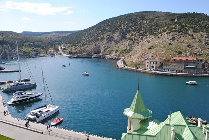 Частные катера в Балаклаве