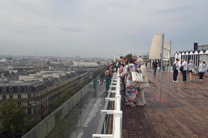 Вид со смотровой площадки Галереи Лафайет