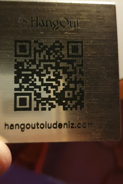 The Hangout QR код меню